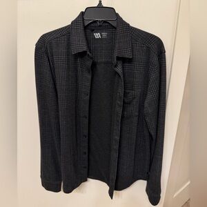 VRST Black Plaid Shirt